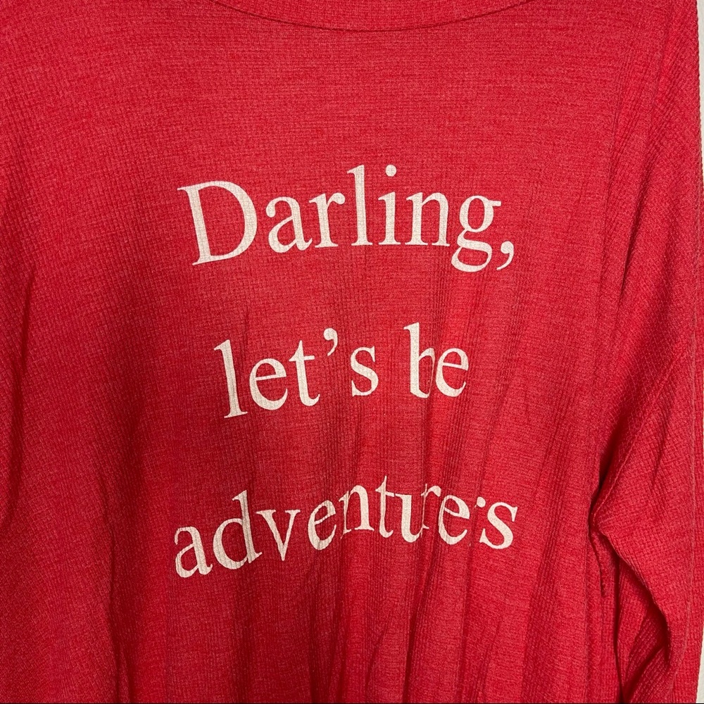 Wildfox Darling Let’s Be Adventurers Knit Top - Picture 3 of 6